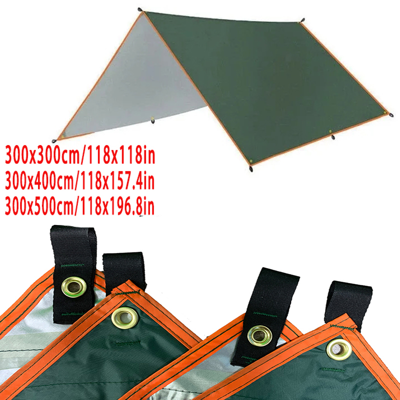 Sun Sail Shade - 초경량 캔버스 정원 캐노피, 차양막, 캠핑