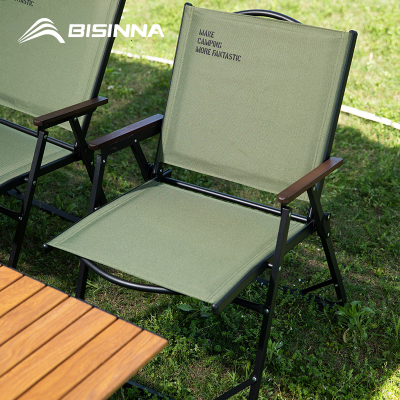 Outdoor Furniture Rocking Chair - BISINNA 야외 접이식 캠핑 의자 휴대용