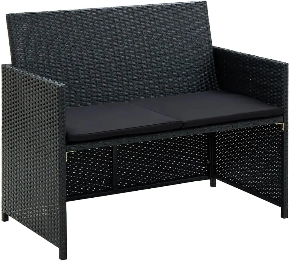 Outdoor Furniture Cushions 22 X 22 - 2인용 정원 소파, 탈부착 가능한 쿠션
