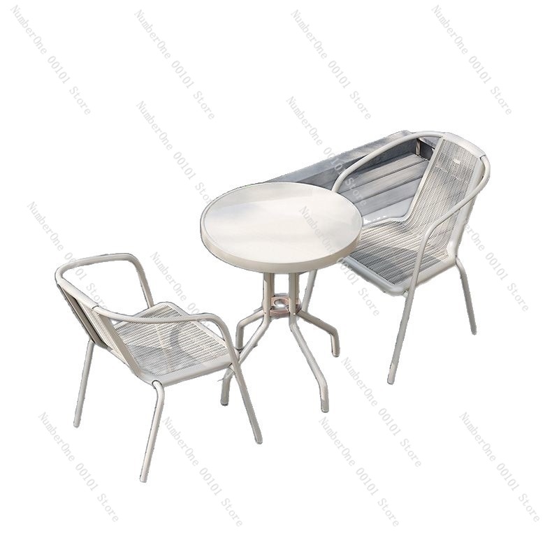 Outdoor Furniture Dining Set - 야외 발코니 접이식 테이블 및 2개의
