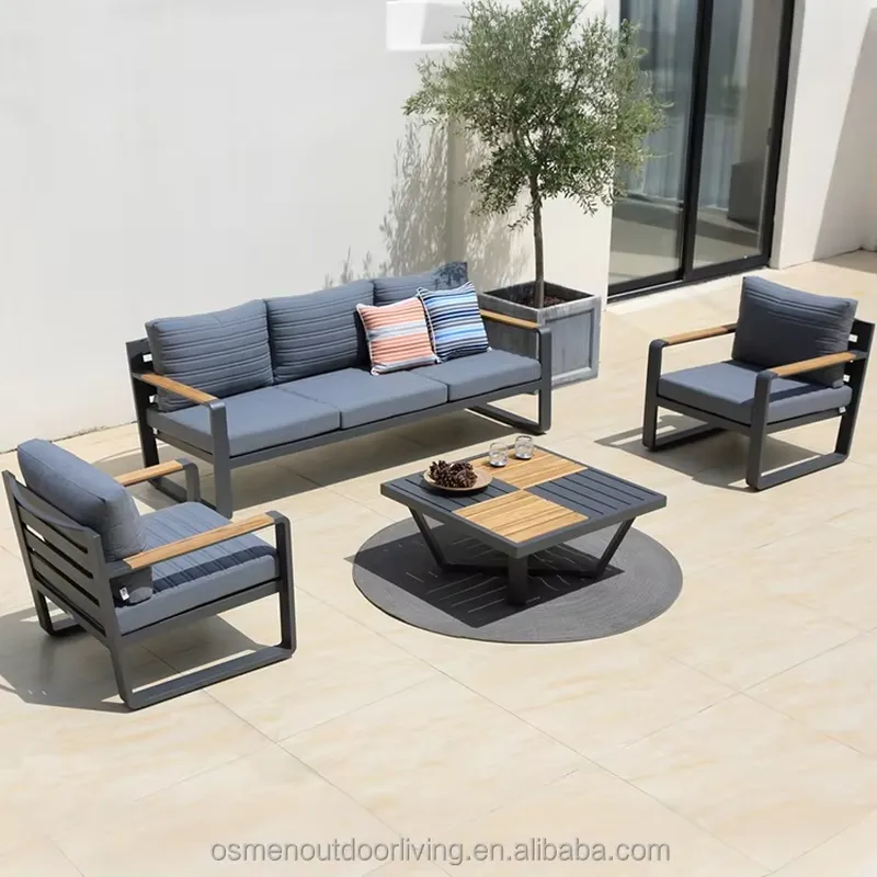 Outdoor Furniture Osmen - OSMEN PORTOFINO 모던 알루미늄 소파 세트