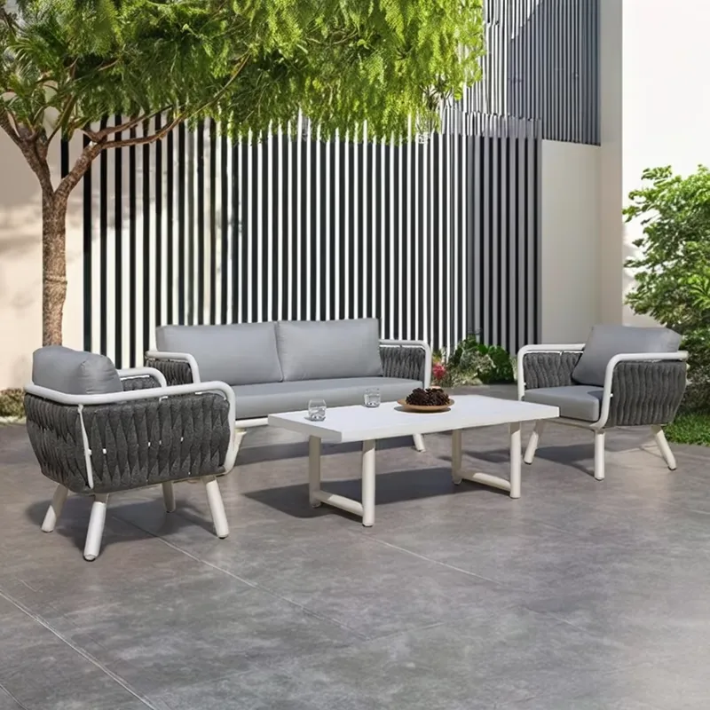 Outdoor Furniture Osmen - OSMEN VOLTA 알루미늄 코튼 로프 의자