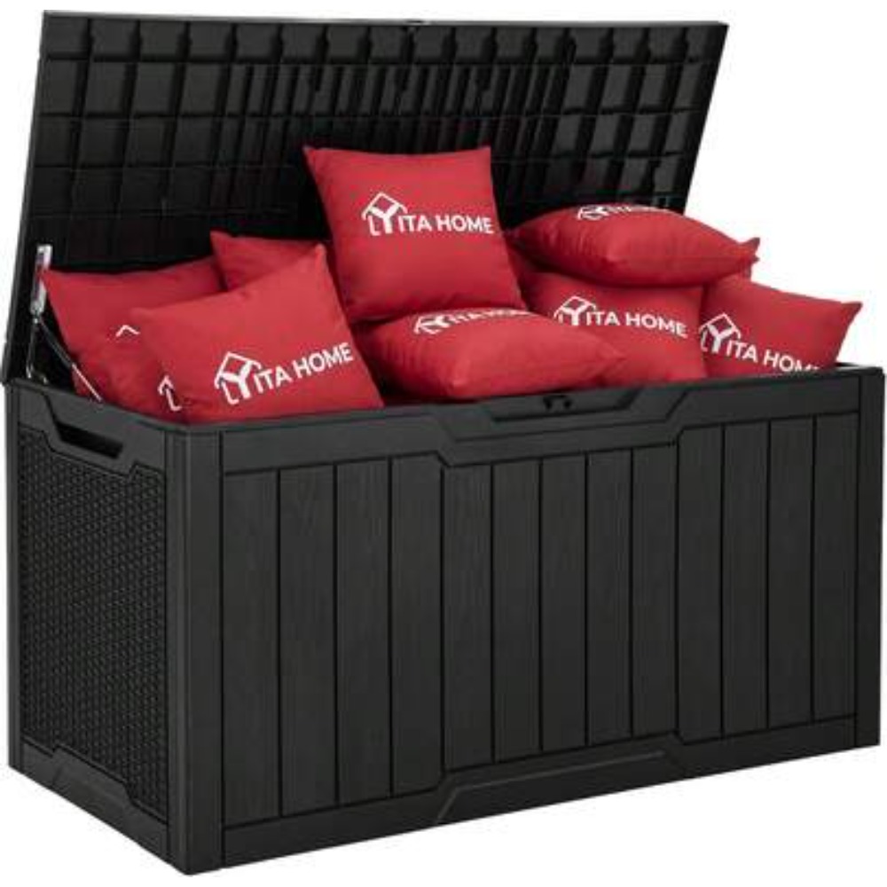 Outdoor Furniture Cushion - 100갤런 대형 야외 데크 박스 방수