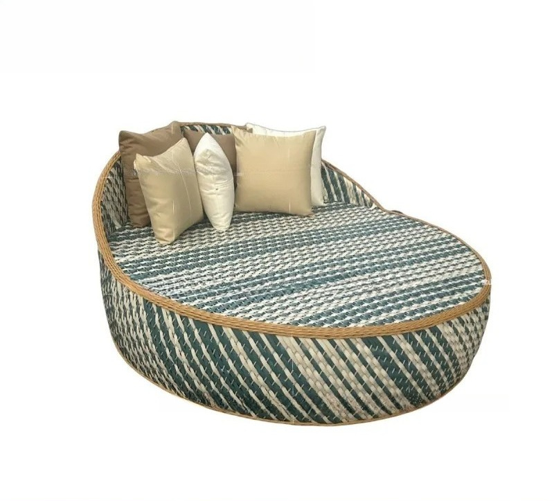 Outdoor Furniture Rattan - 맞춤형 야외 소파, 등나무로 짠 창의적인