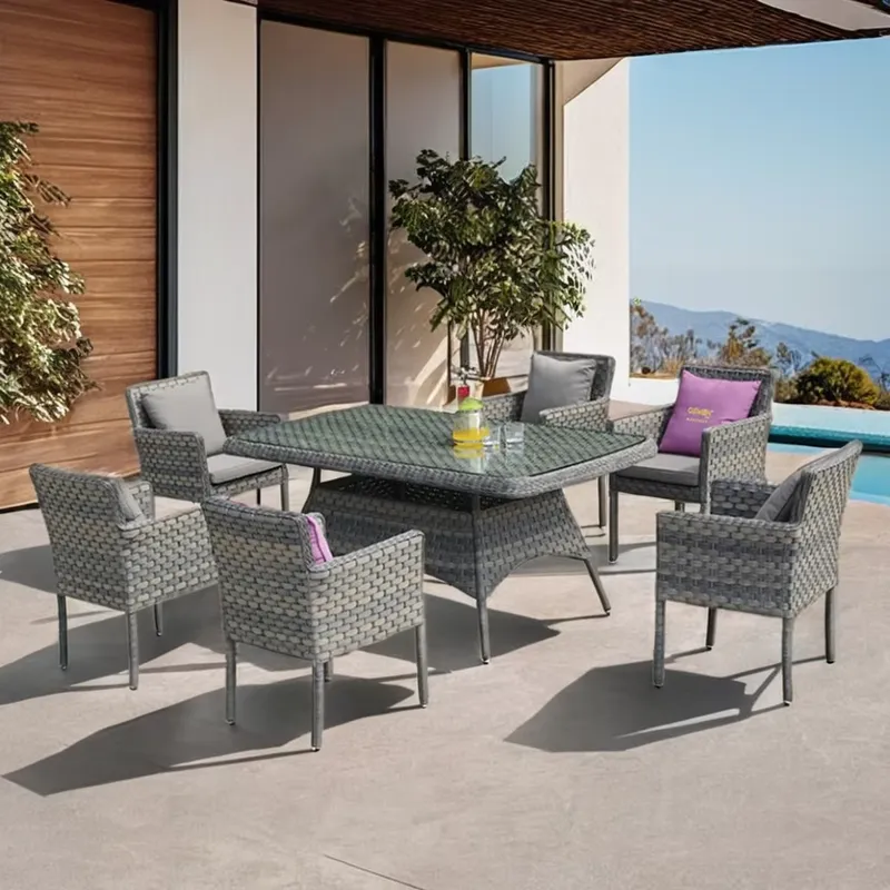 Outdoor Furniture Osmen - OSMEN CITTA 7피스 야외 정원 라탄