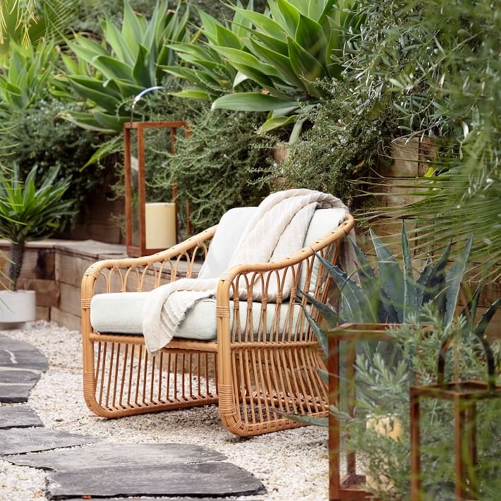 라탄 라운지 의자 소파 싱글 의자 야외 위커 천연 수공 - Outdoor Furniture Rattan 리뷰 및 가격