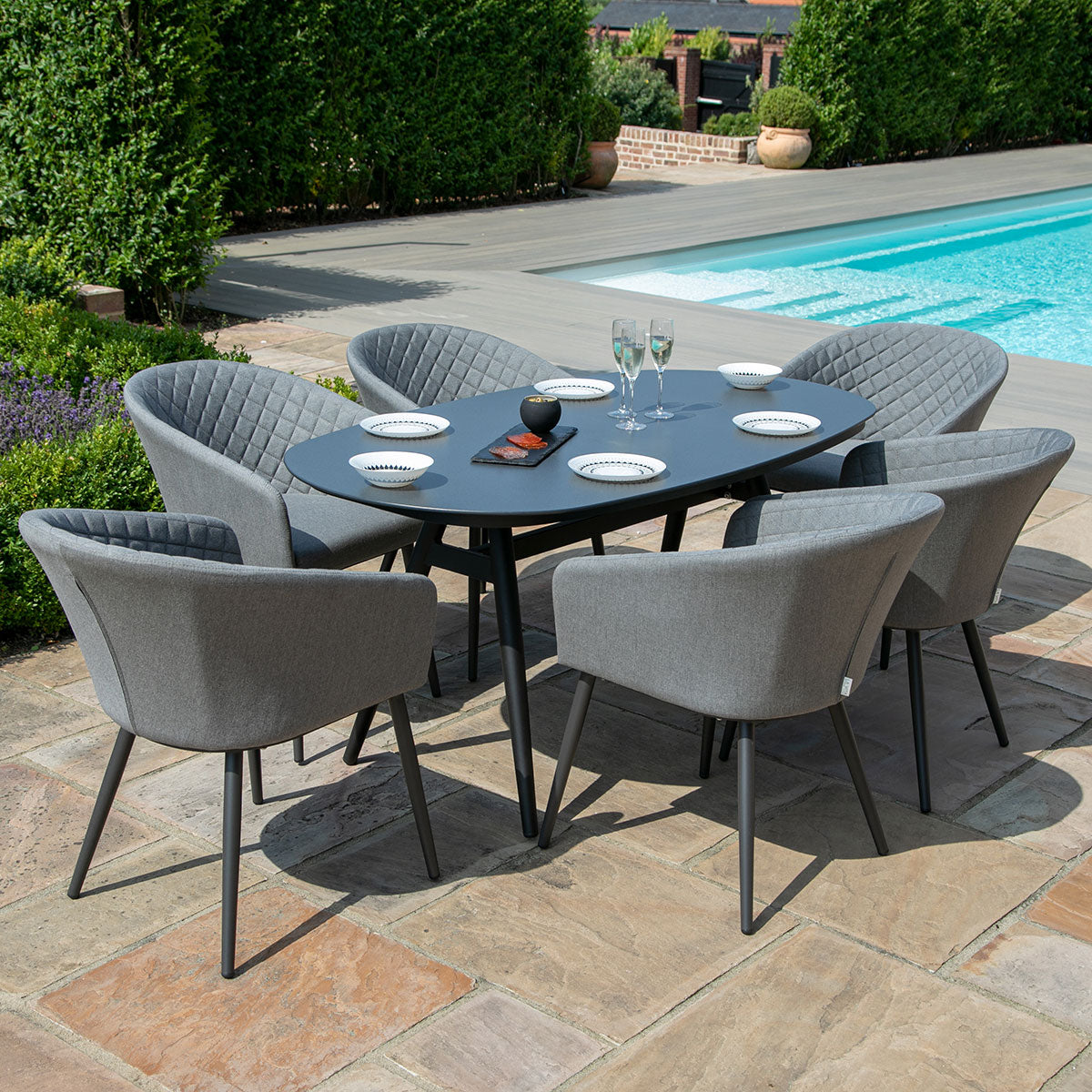 현대적인 심플 파티오 다이닝 세트 호텔 가구 알루미늄  - Outdoor Furniture Dining Set 리뷰 및 가격