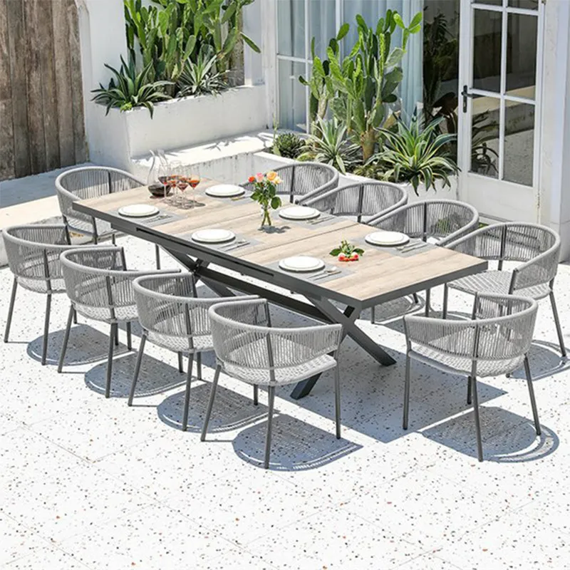 북유럽 스타일 야외 식탁 및 의자 세트 (마당 정원 호 - Outdoor Furniture Dining Set 리뷰 및 가격