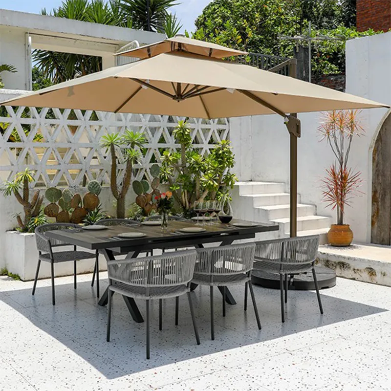 북유럽 스타일 야외 식탁 및 의자 세트 (마당 정원 호 - Outdoor Furniture Dining Set 리뷰 및 가격