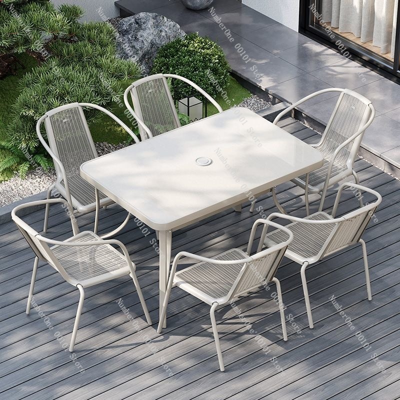 야외 발코니 접이식 테이블 및 2개의 의자 세트, 흰색 - Outdoor Furniture Dining Set 리뷰 및 가격