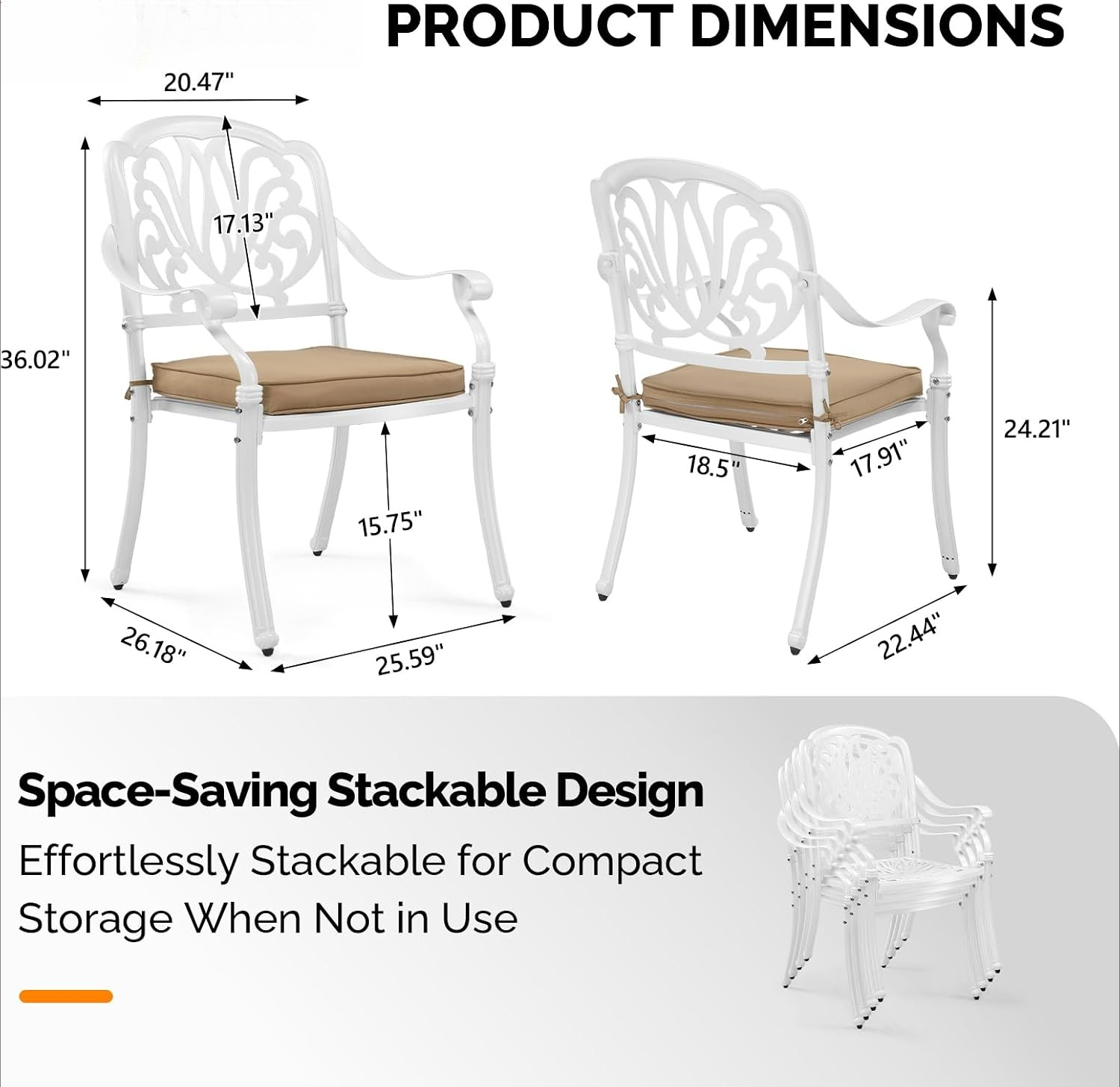 주조 알루미늄 파티오 식사용 의자 세트, 부드러운 패딩 - Outdoor Furniture Dining Set 리뷰 및 가격