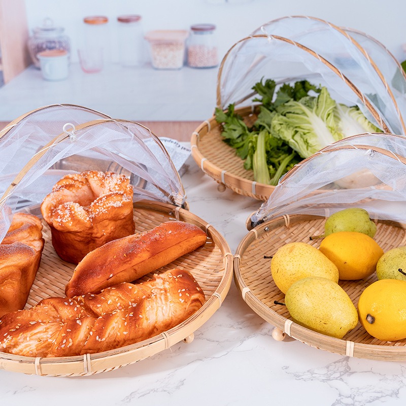 대나무 짠 바구니 모기장 과일 야채 바구니 쓰레받기 텐 - Outdoor Furniture Rattan 리뷰 및 가격