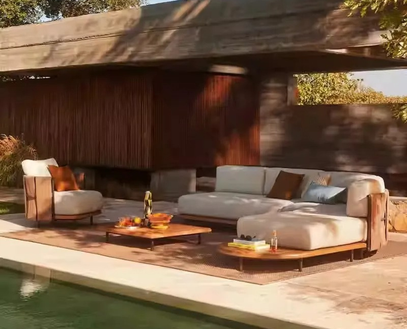 북유럽 스타일 야외 라탄 소파 빌라 마당 정원 선룸 디 - Outdoor Furniture Rattan 리뷰 및 가격