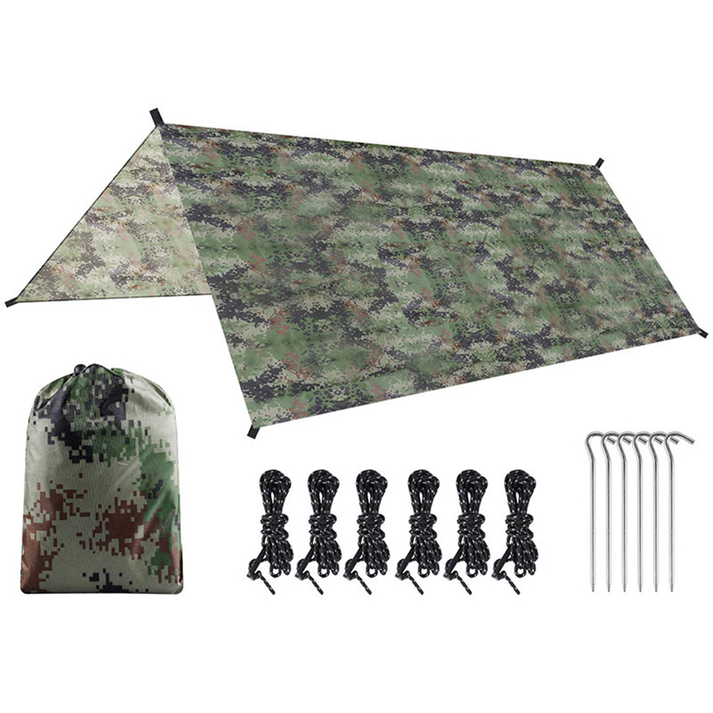 어닝 그늘막 210T 폴리에스터 원사 위장 휴대용 어닝 - Sun Sail Shade 리뷰 및 가격