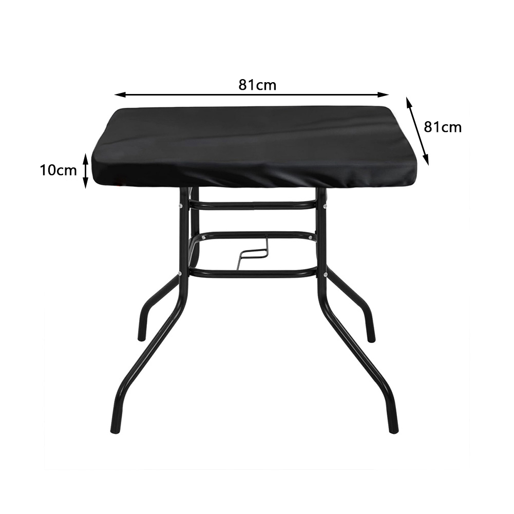 검정색 210D 옥스포드 방수 정사각형 파티오 테이블  - Outdoor Furniture Upholstery 리뷰 및 가격