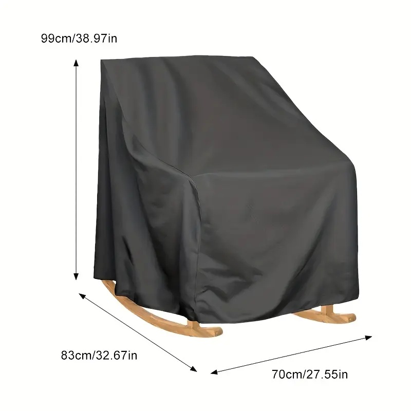 헤비듀티 옥스포드 원단 야외 흔들의자 커버 - 조절 가 - Outdoor Furniture Rocking Chair 리뷰 및 가격