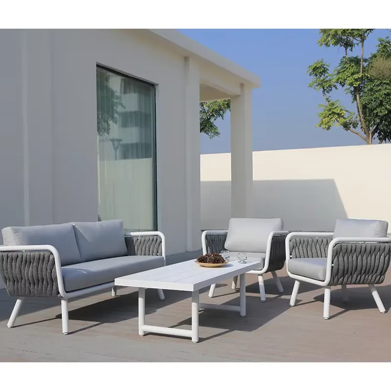 OSMEN VOLTA 알루미늄 코튼 로프 의자 정원 소 - Outdoor Furniture Osmen 리뷰 및 가격