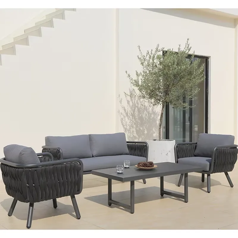 OSMEN VOLTA 알루미늄 코튼 로프 의자 정원 소 - Outdoor Furniture Osmen 리뷰 및 가격