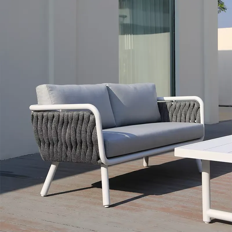 OSMEN VOLTA 알루미늄 코튼 로프 의자 정원 소 - Outdoor Furniture Osmen 리뷰 및 가격
