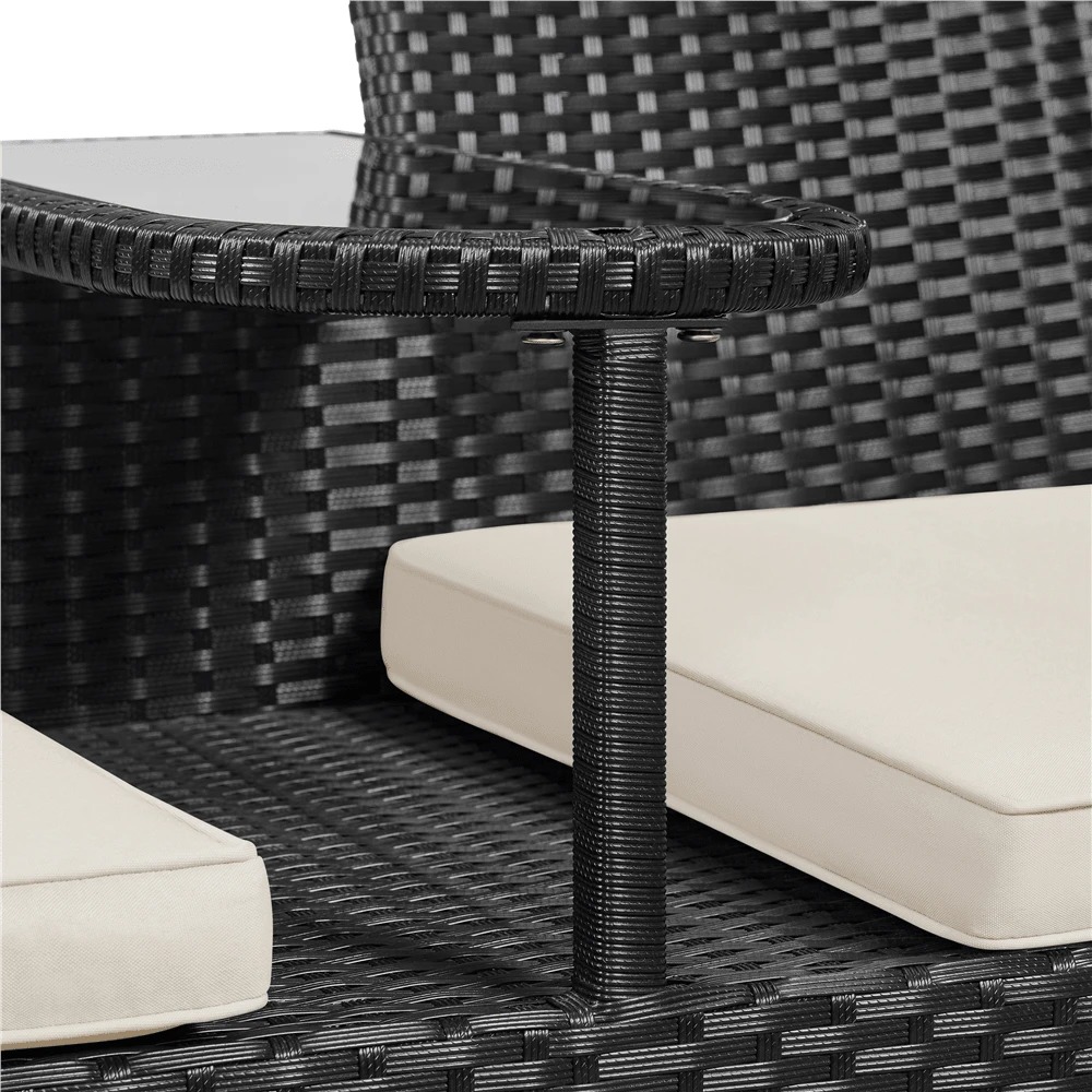 프리미엄 야외용 2인용 의자 세트, PE 라탄 파티오  - Outdoor Furniture Rattan 리뷰 및 가격