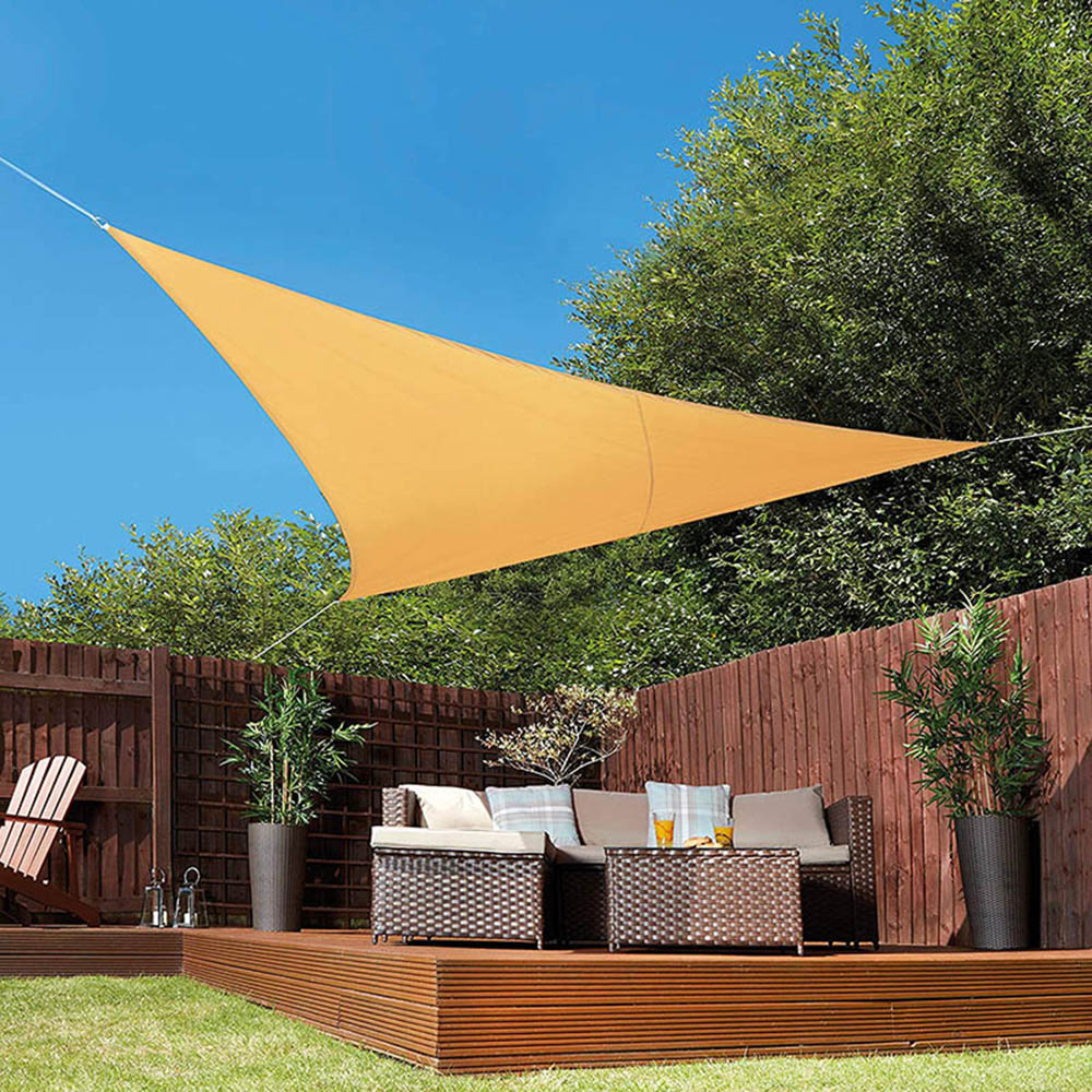 6x6x6 m 삼각형 태양 대피소 방수 태양 그늘 세일 - Sun Sail Shade 리뷰 및 가격
