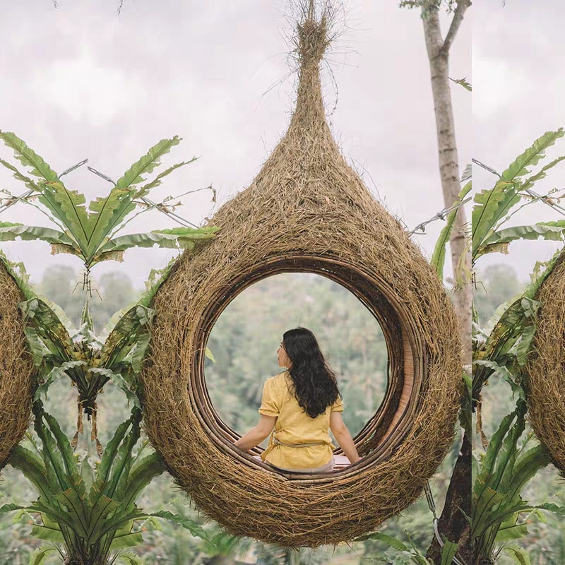 핫세일 발리 스타일 새 둥지 그네 재미있고 멋진 야외  - Outdoor Furniture Bali Style 리뷰 및 가격