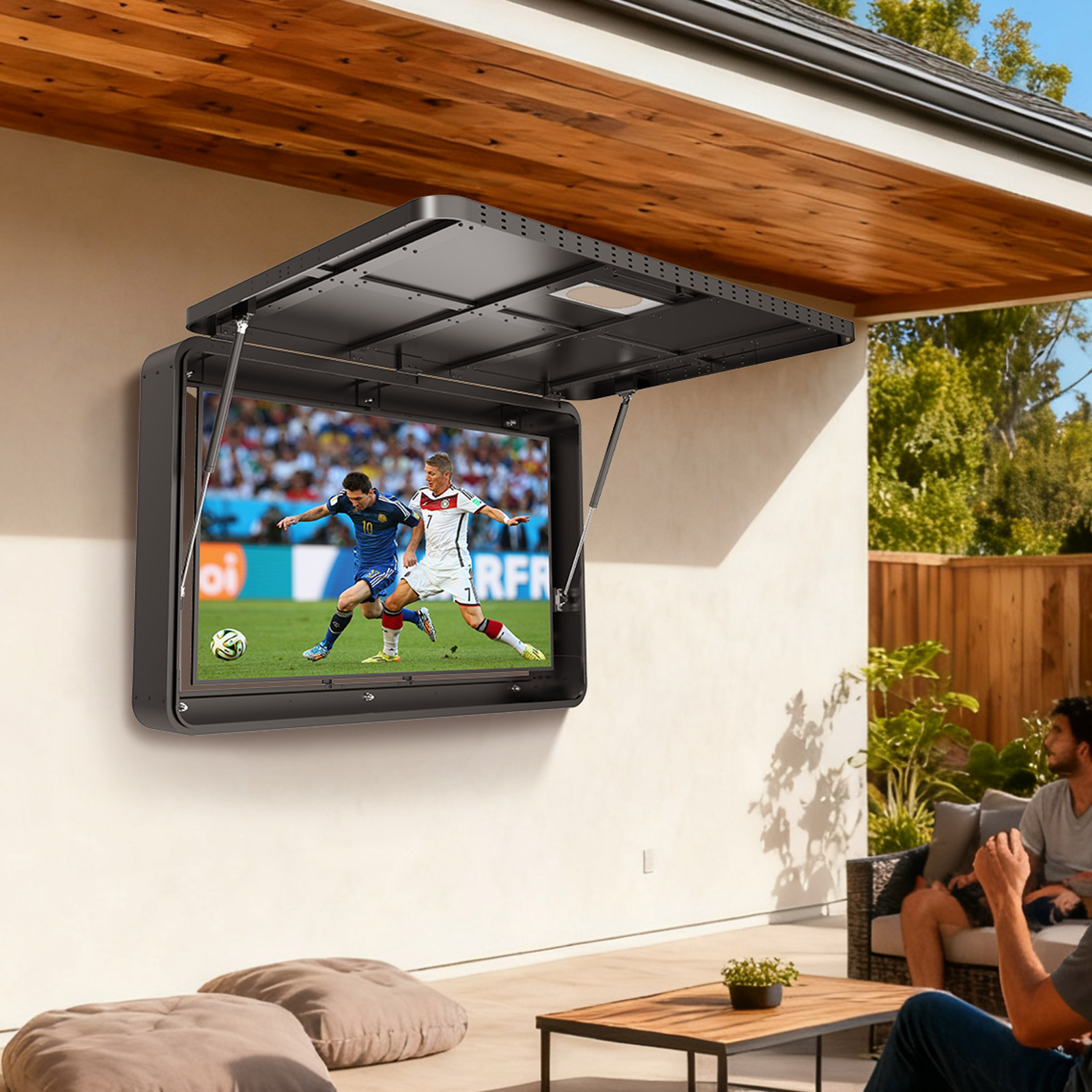 미국산 55인치 금속 야외 TV 케이스, 메리 크리스마 - Outdoor Furniture For Patio 리뷰 및 가격