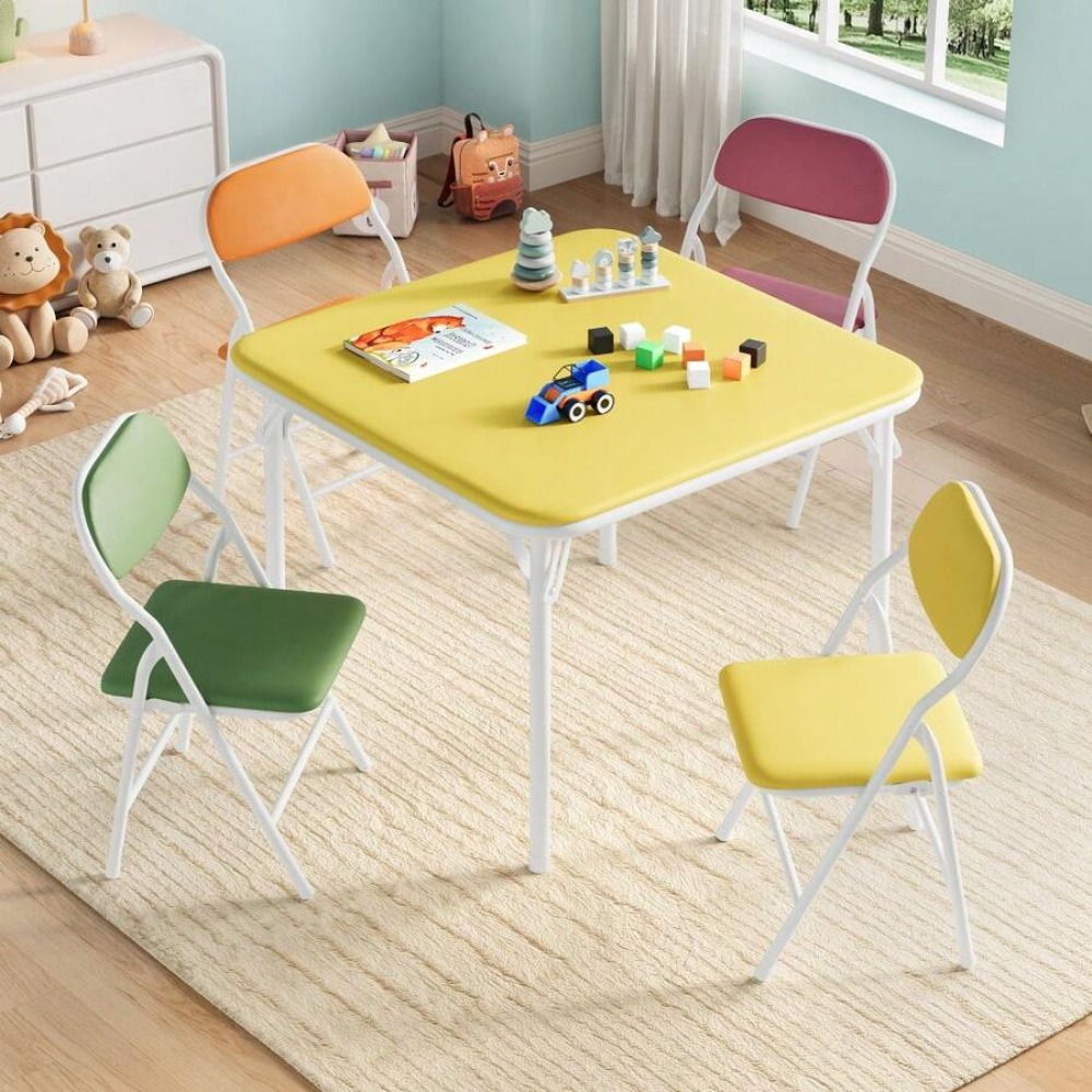 실내외 사용을 위한 접이식 사각 테이블 및 의자 세트, - Outdoor Furniture Dining Set 리뷰 및 가격