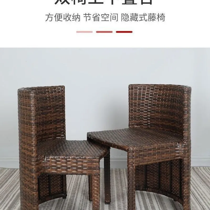 창의적인 야외 발코니 테이블 및 의자 세트 3피스 라탄 - Outdoor Furniture Rattan 리뷰 및 가격