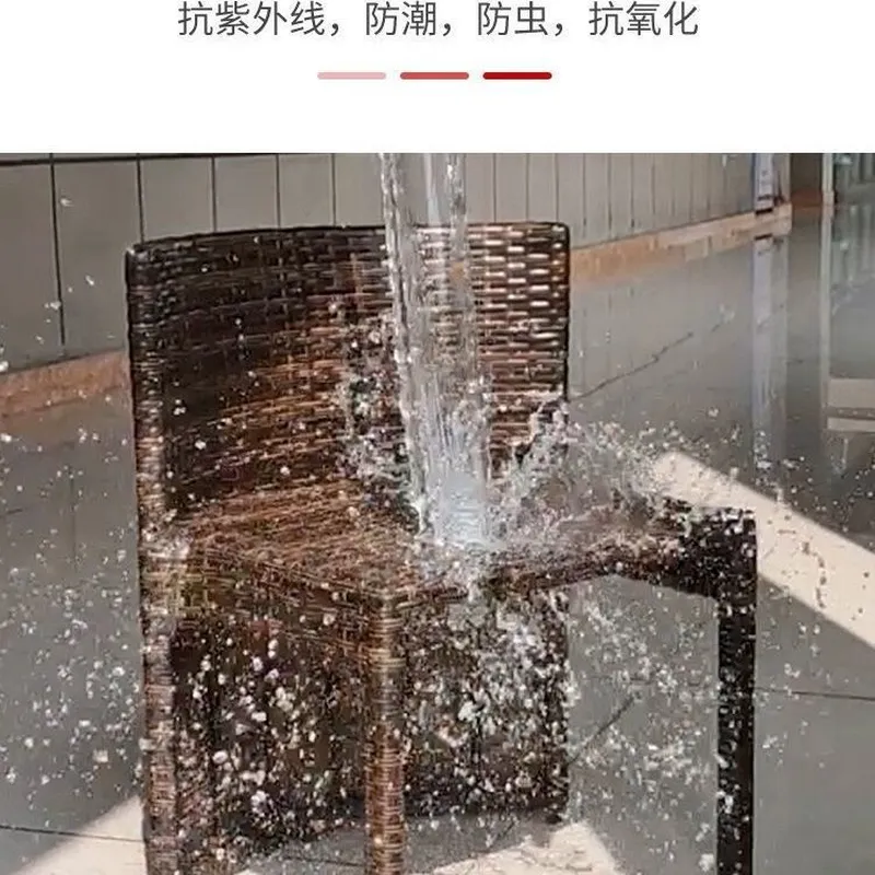 창의적인 야외 발코니 테이블 및 의자 세트 3피스 라탄 - Outdoor Furniture Rattan 리뷰 및 가격