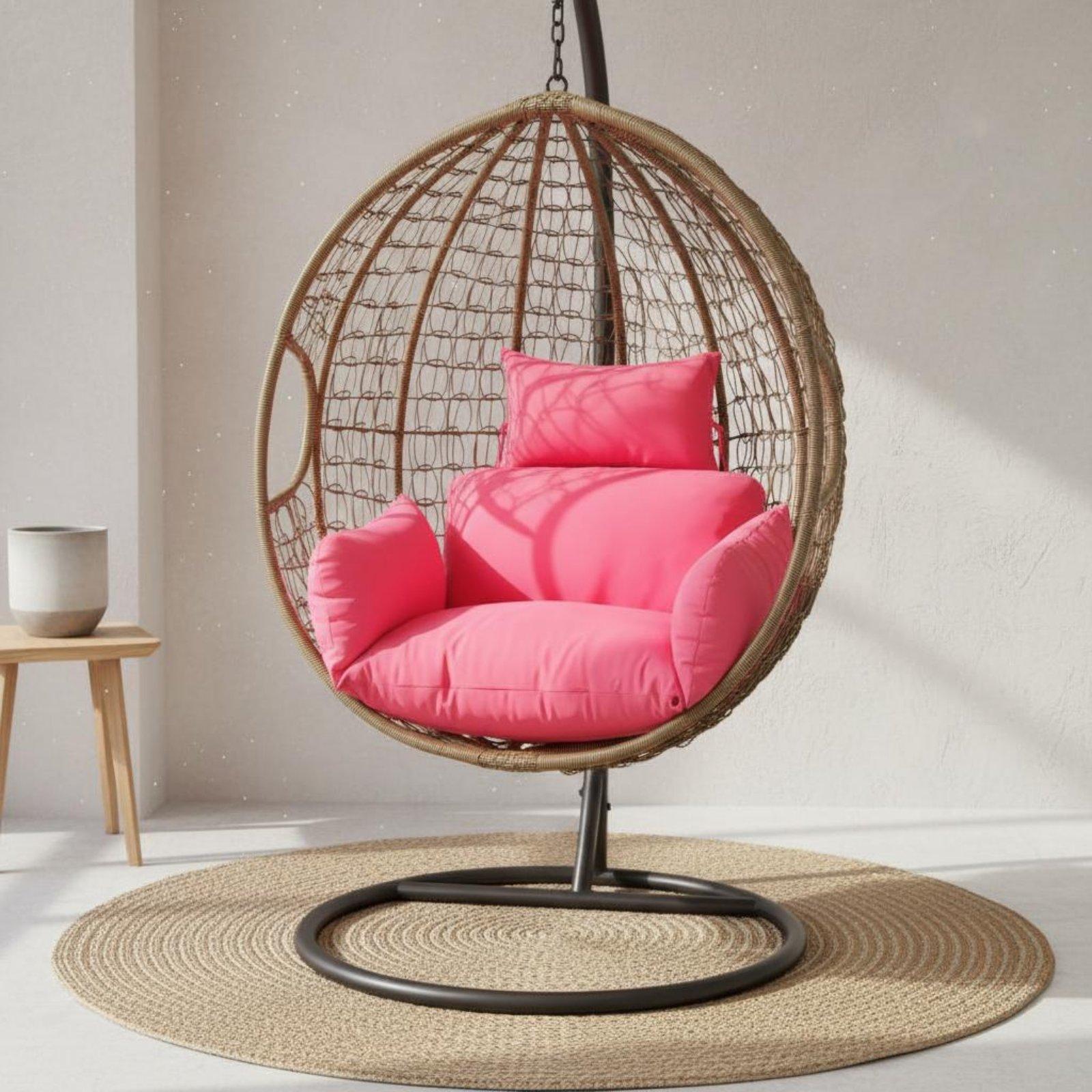 계란형 의자용 탈부착 가능 쿠션 커버, 인체공학적 시트 - Outdoor Furniture For Patio 리뷰 및 가격